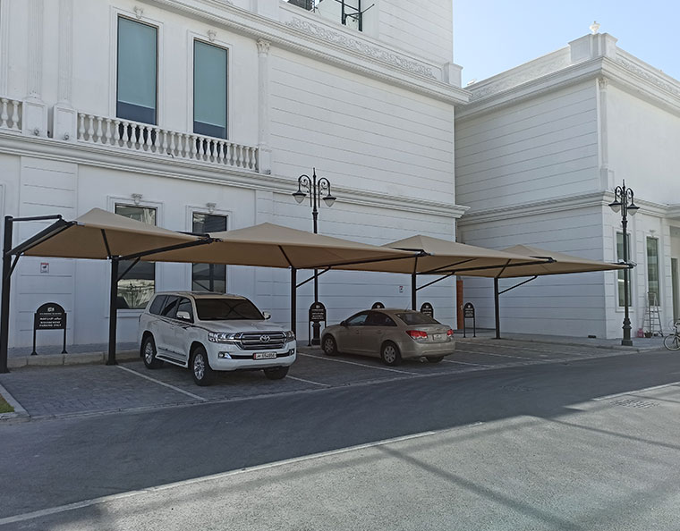 Pyramid Parking Shade