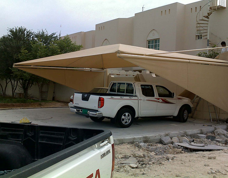 Pyramid Parking Shade