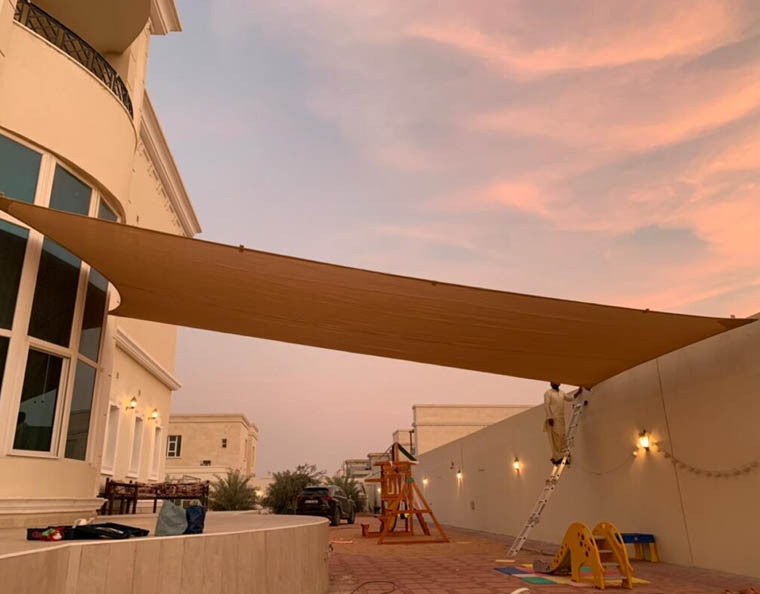 Backyard Sail Shade